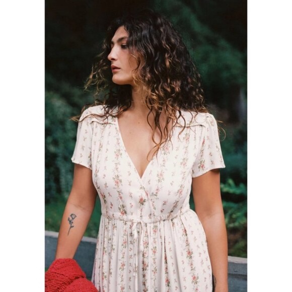 NWT Christy Dawn The Simple Dawn Dress in Pearl Vine Sz. L - Picture 5 of 16